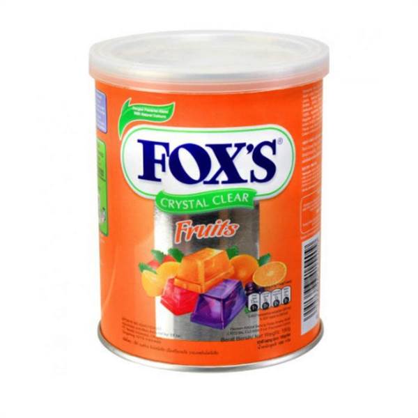 Nestle Foxs Crystal Clear Flavored Candy Tin Fruits
